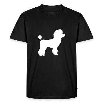 Poodle gift - Men's Premium Organic T-Shirt - black - Front - Nico (187cm)