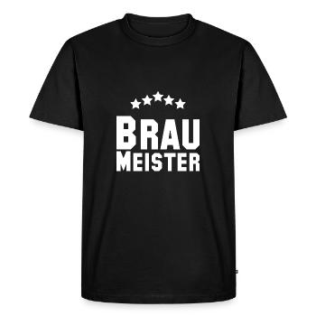 Brewmaster | Beer & Brewery Design - Men's Premium Organic T-Shirt - black - Front - Nico (187cm)