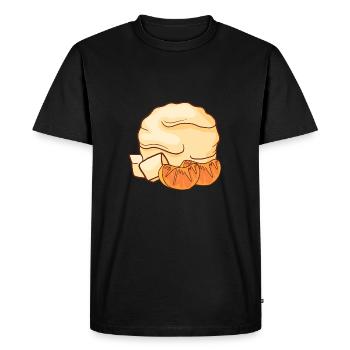 Tangerine ice cream ice cream ice cream ice cream ice cream - Men's Premium Organic T-Shirt - black - Front - Nico (187cm)