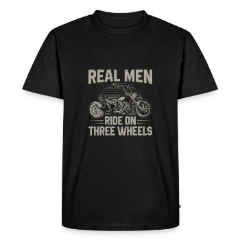 Trike - T-shirt Premium bio Homme - noir - Devant - Nico (187cm)