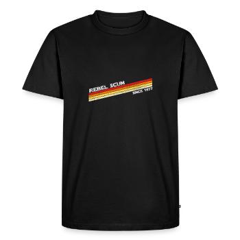 Rebel Scum - Citation du film Scum Rebels - T-shirt Premium bio Homme - noir - Devant - Nico (187cm)