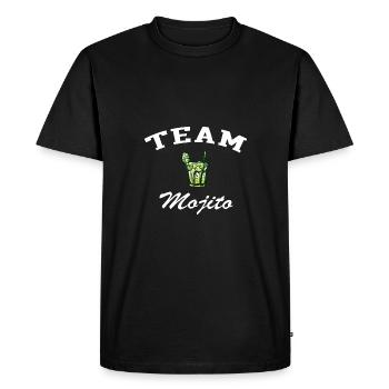 Team mojito - T-shirt Premium bio Homme - noir - Devant - Nico (187cm)