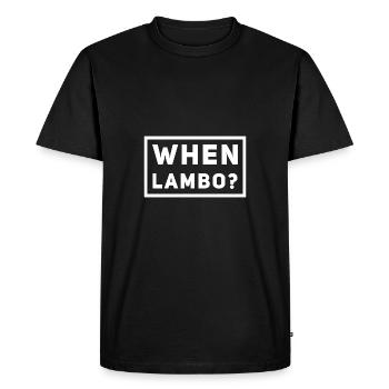When Lambo - T-shirt Premium bio Homme - noir - Devant - Nico (187cm)