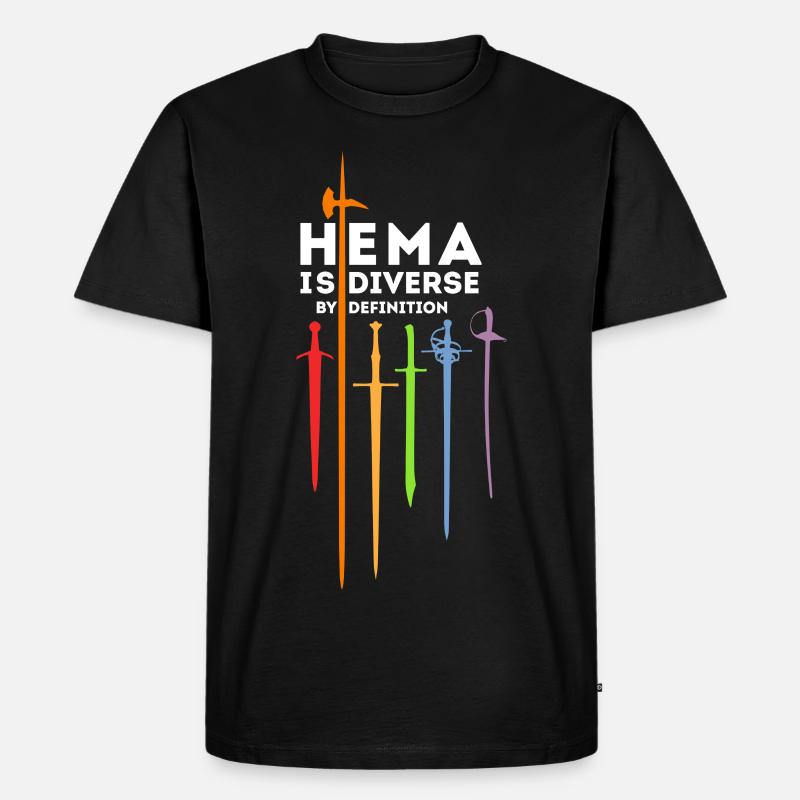 HEMA - Diverse per definitionem - Männer Premium Bio T-Shirt - Schwarz