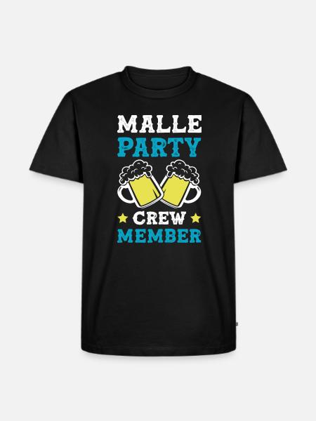 Malle Party Crew - Men's Premium Organic T-Shirt - black