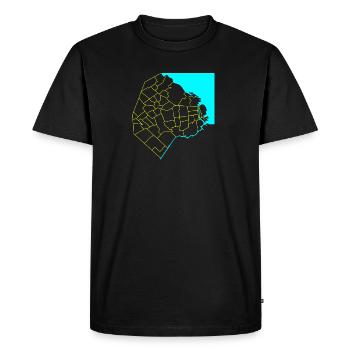 Buenos Aires - T-shirt Premium bio Homme - noir - Devant - Nico (187cm)