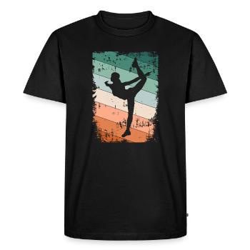 Ballet Ballerina Dancer - Men's Premium Organic T-Shirt - black - Front - Nico (187cm)