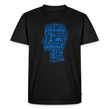 Pharmacist funny gift design. - Men's Premium Organic T-Shirt - black - Front - Nico (187cm)