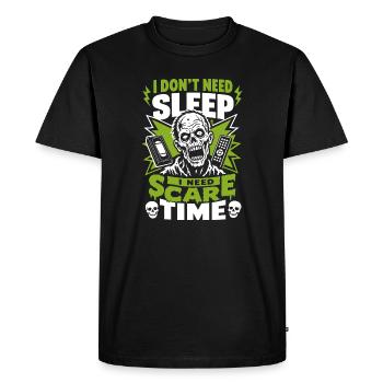 J’ai besoin d’un humour horrifique à la Scare Time - T-shirt Premium bio Homme - noir - Devant - Nico (187cm)