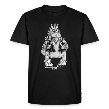 Casimir was a punk - T-shirt Premium bio Homme - noir - Devant - Nico (187cm)