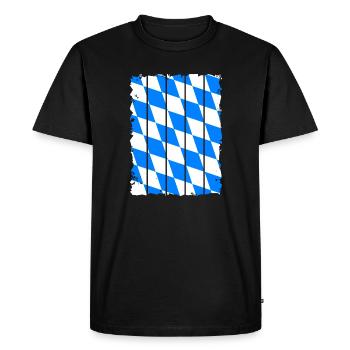 Le motif du drapeau de la Bavière est le cadeau parfait pour - T-shirt Premium bio Homme - noir - Devant - Nico (187cm)