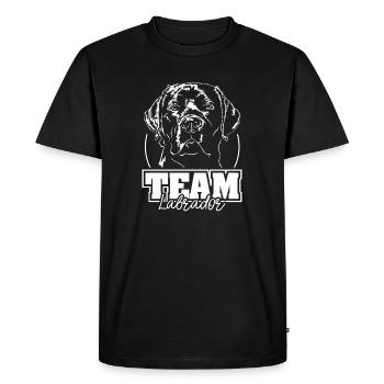 Équipe Labrador Retriever Labbi Chien Chien Wilsigns - T-shirt Premium bio Homme - noir - Devant - Nico (187cm)