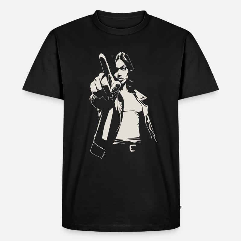 Don't do that! - Männer Premium Bio T-Shirt - Schwarz