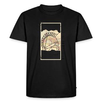 ROME éternelle - T-shirt Premium bio Homme - noir - Devant - Nico (187cm)