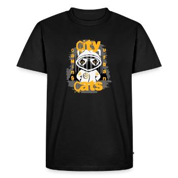 City Gaming Chats - T-shirt Premium bio Homme - noir - Devant - Nico (187cm)