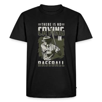 Batte de baseball Amérique Baseballer - T-shirt Premium bio Homme - noir - Devant - Nico (187cm)