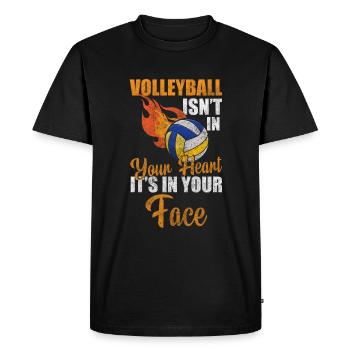 Sports Player Coach Beach - Men's Premium Organic T-Shirt - black - Front - Nico (187cm)