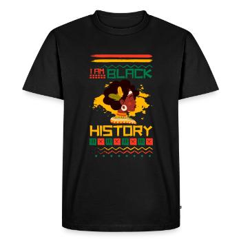 Africa Elephant Nature Serengeti - Men's Premium Organic T-Shirt - black - Front - Nico (187cm)