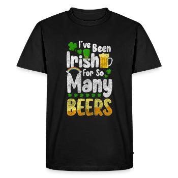 Pub Boire Excursion Alcool - T-shirt Premium bio Homme - noir - Devant - Nico (187cm)