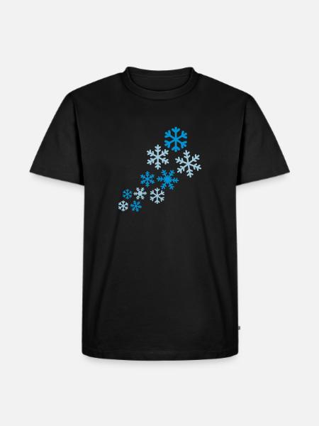 Snow - Men's Premium Organic T-Shirt - black