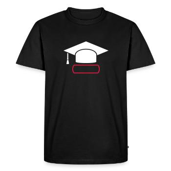 Don Doktorhut pour thèse de doctorat - T-shirt Premium bio Homme - noir - Devant - Nico (187cm)