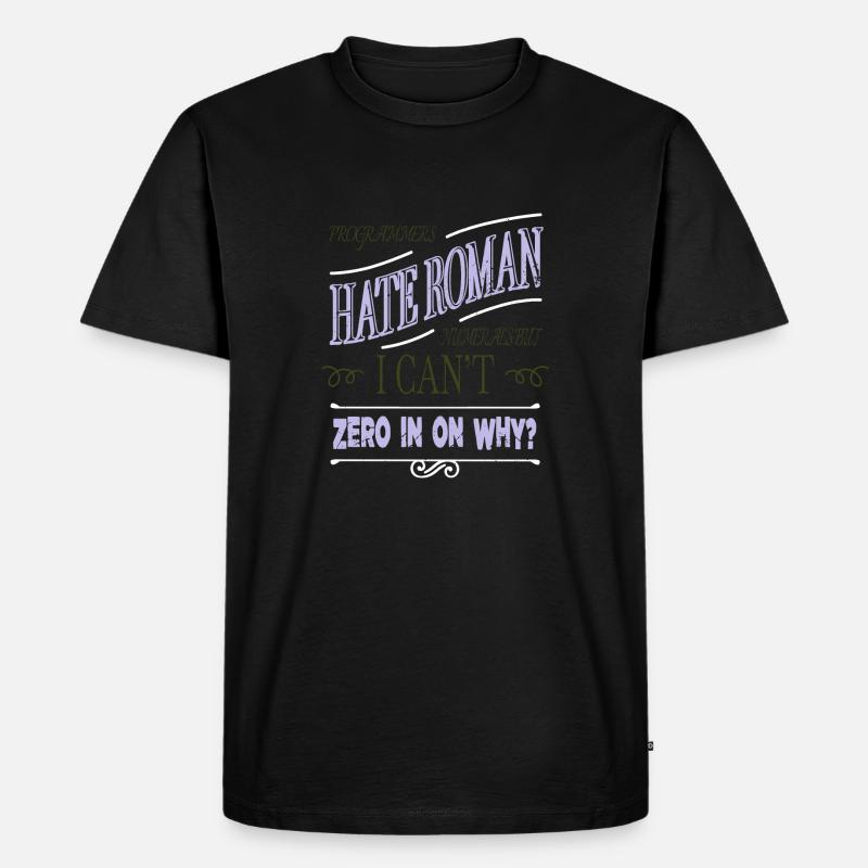 pc fullstack developer - Men's Premium Organic T-Shirt - black