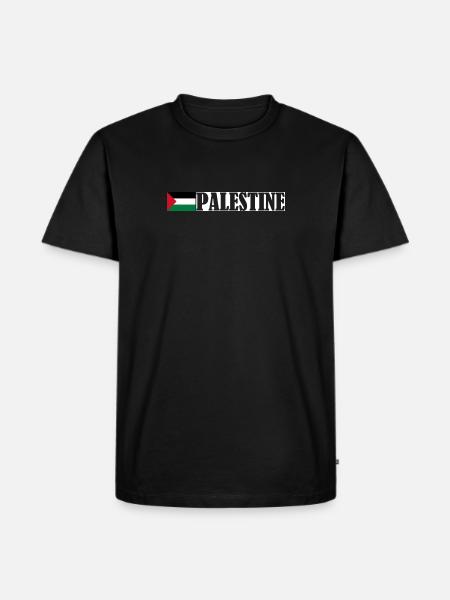 Free Palestine - Men's Premium Organic T-Shirt - black