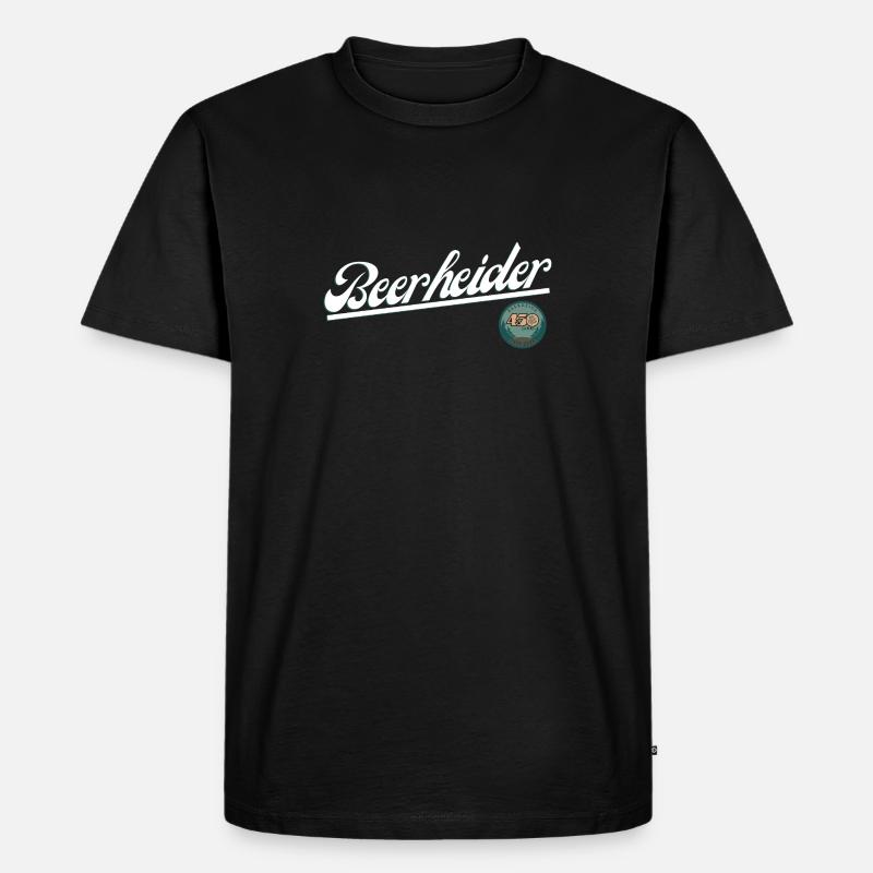 Beerheider - Männer Premium Bio T-Shirt - Schwarz