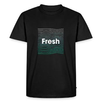 Fresh - T-shirt Premium bio Homme - noir - Devant - Nico (187cm)