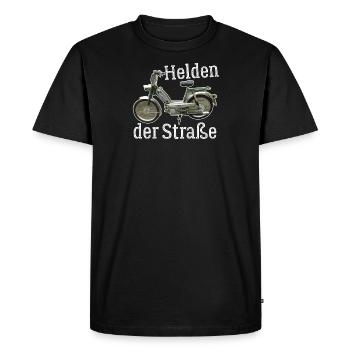 T-shirt Héros de la rue Hercules Prima 5 - T-shirt Premium bio Homme - noir - Devant - Nico (187cm)