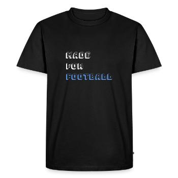 Made for Football - T-shirt Premium bio Homme - noir - Devant - Nico (187cm)