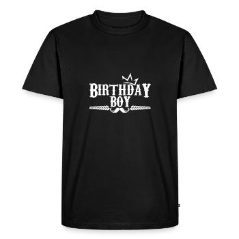 Anniversaire Garçon - T-shirt Premium bio Homme - noir - Devant - Nico (187cm)