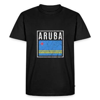Aruba - T-shirt Premium bio Homme - noir - Devant - Nico (187cm)