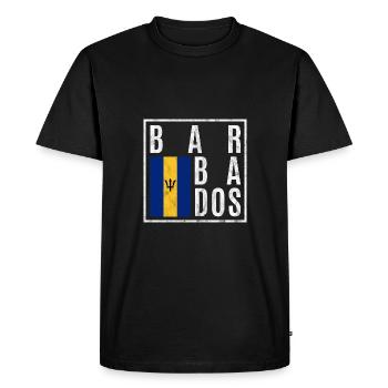 Barbade - T-shirt Premium bio Homme - noir - Devant - Nico (187cm)
