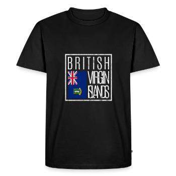 Îles Vierges britanniques - T-shirt Premium bio Homme - noir - Devant - Nico (187cm)