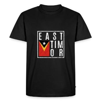 Timor oriental - T-shirt Premium bio Homme - noir - Devant - Nico (187cm)