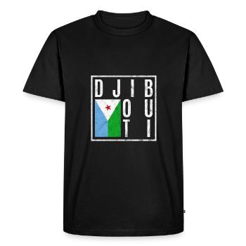 Djibouti - T-shirt Premium bio Homme - noir - Devant - Nico (187cm)