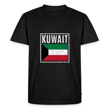 Koweït - T-shirt Premium bio Homme - noir - Devant - Nico (187cm)