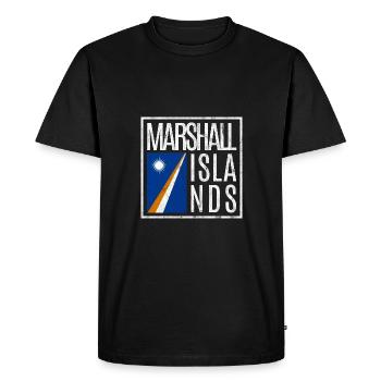 Îles Marshall - T-shirt Premium bio Homme - noir - Devant - Nico (187cm)