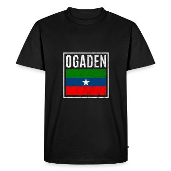 Ogaden - T-shirt Premium bio Homme - noir - Devant - Nico (187cm)