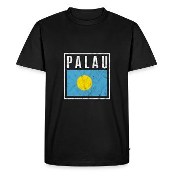 Palaos - T-shirt Premium bio Homme - noir - Devant - Nico (187cm)