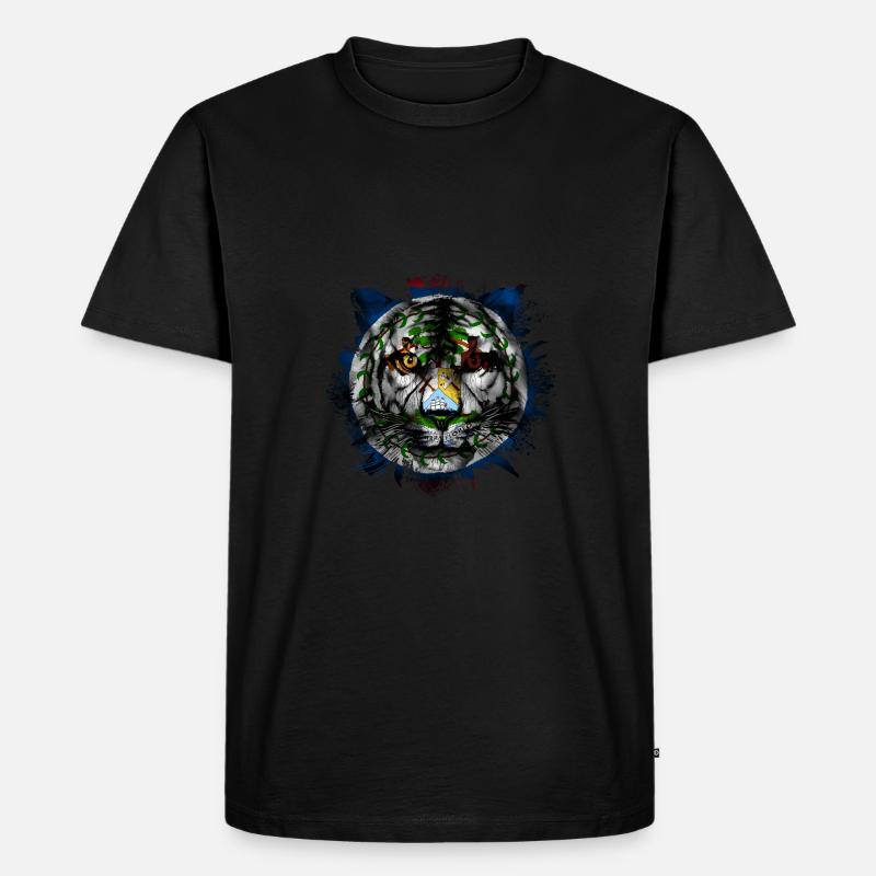 Belize - Männer Premium Bio T-Shirt - Schwarz