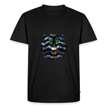 Territoire britannique de l’océan Indien - T-shirt Premium bio Homme - noir - Devant - Nico (187cm)