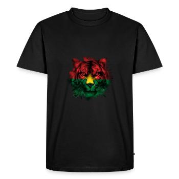 Burkina Faso - T-shirt Premium bio Homme - noir - Devant - Nico (187cm)