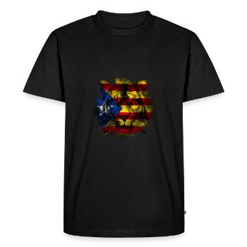 Catalogne - T-shirt Premium bio Homme - noir - Devant - Nico (187cm)