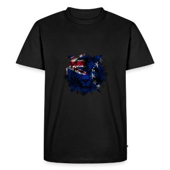Îles Cook - T-shirt Premium bio Homme - noir - Devant - Nico (187cm)