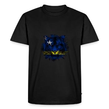 Curaçao - T-shirt Premium bio Homme - noir - Devant - Nico (187cm)