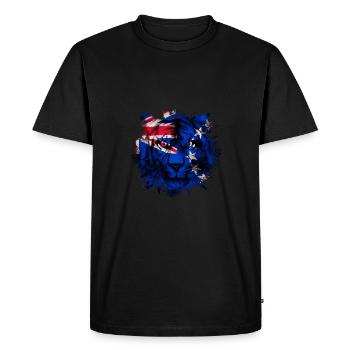 Îles Cook - T-shirt Premium bio Homme - noir - Devant - Nico (187cm)