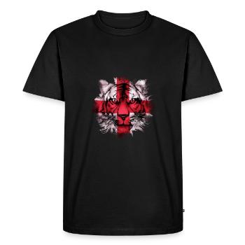 Angleterre - T-shirt Premium bio Homme - noir - Devant - Nico (187cm)
