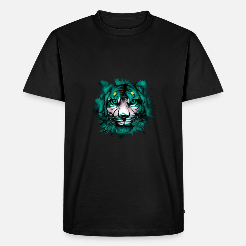 Macau - Männer Premium Bio T-Shirt - Schwarz